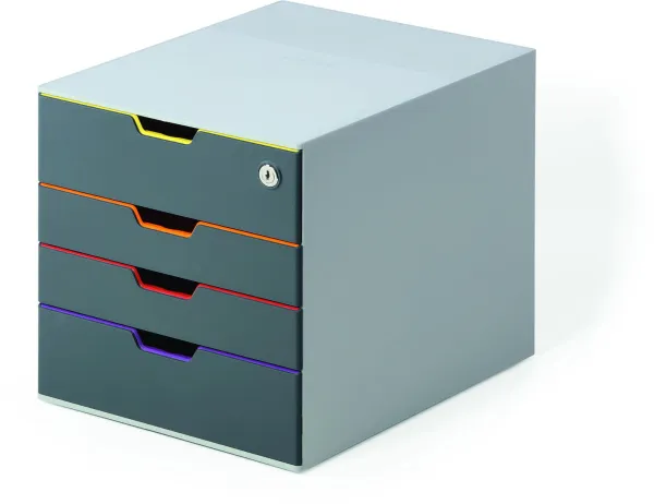 Durable Varicolor SAFE cajonera con cerradura