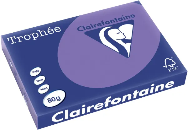 Q-connect Trophee Papel de Copia A3 80g Lila Intenso 500 Hojas