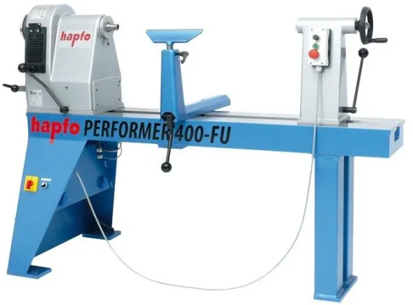 Hapfo Torno para madera Performer 400-FU 1.000 mm / 400 V